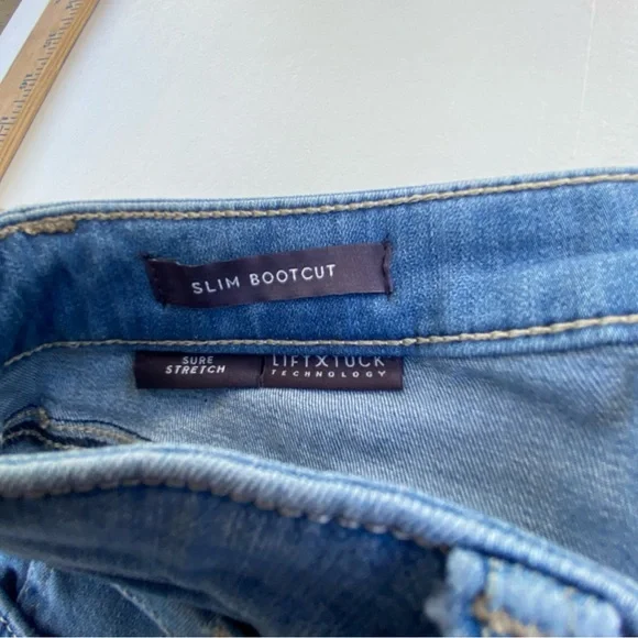 NYDJ Slim Bootcut Denim Slimming Lift Tuck Tech Jeans Sz 00 24 - Picture 4 of 10